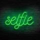 Neon Selfie