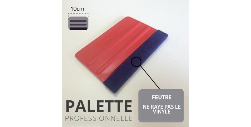 Paleta, Espátula de aplicación profesional blanda