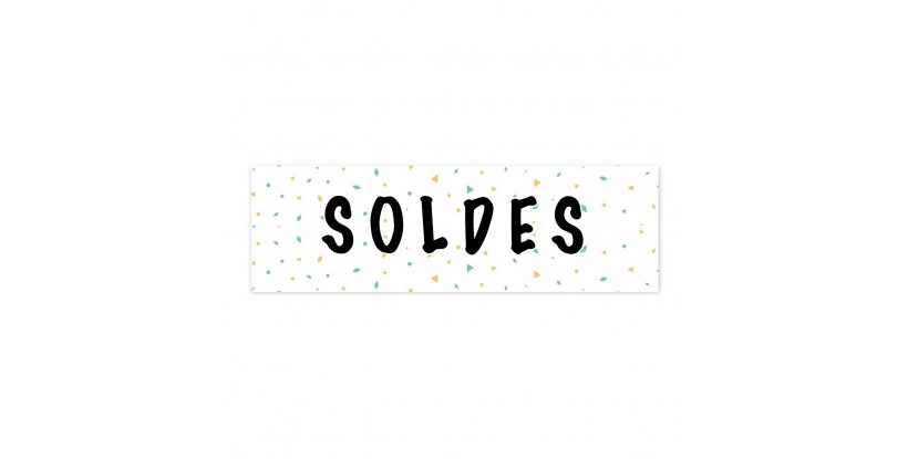 Affiche de vente de confettis