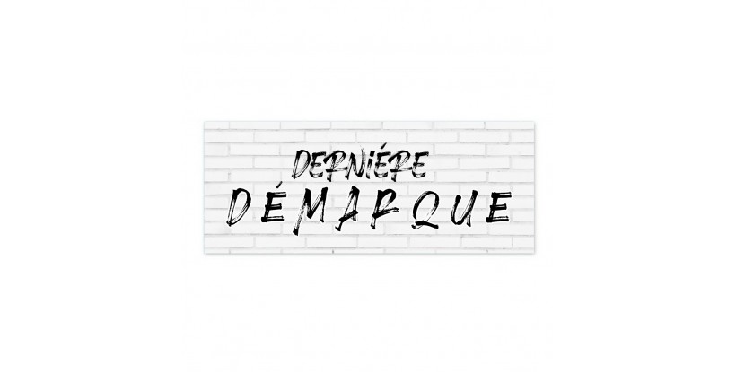 Affiche des dernières ventes de briques blanches