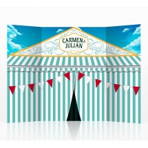 Photocall de mariage de la Foire d'avril