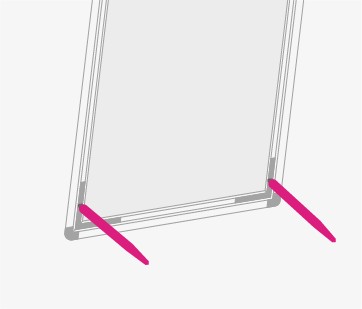 Support Aluminium de table